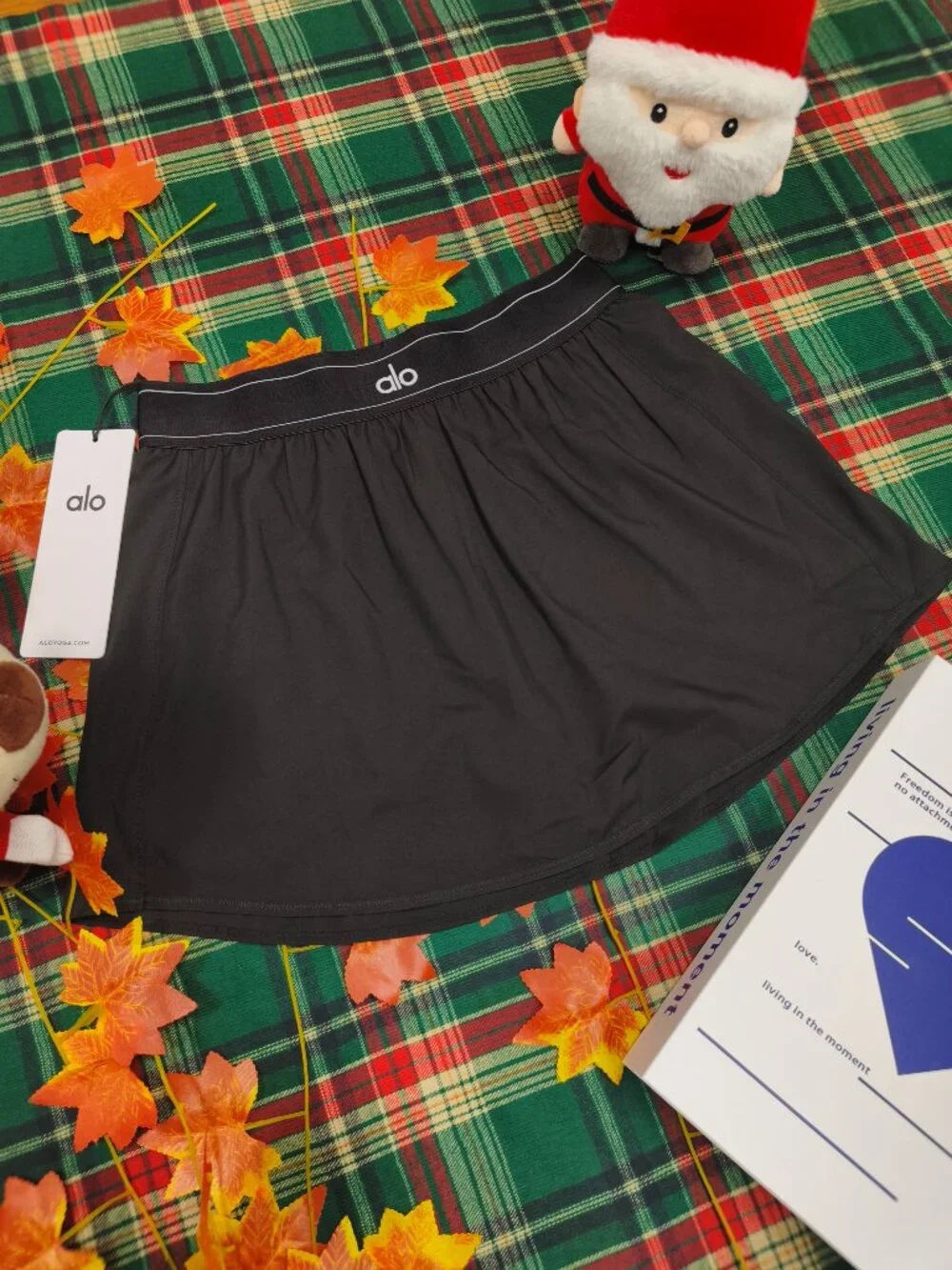 Alo Yoga Summer Essentials Black Tennis Skirt NWT💖Versatile Bestselling🖤